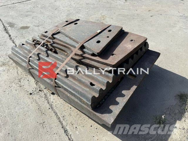 Sandvik QJ340 Jaw Plates & Cheek Plates (Tall/Super Tooth) Ανταλλακτικά εξοπλισμού αποβλήτων/ανακύκλωσης και λατομείων