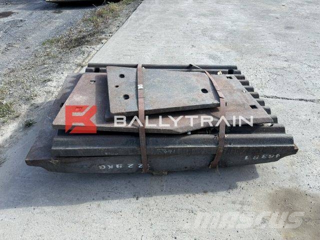Sandvik QJ340 Jaw Plates & Cheek Plates (Tall/Super Tooth) Ανταλλακτικά εξοπλισμού αποβλήτων/ανακύκλωσης και λατομείων