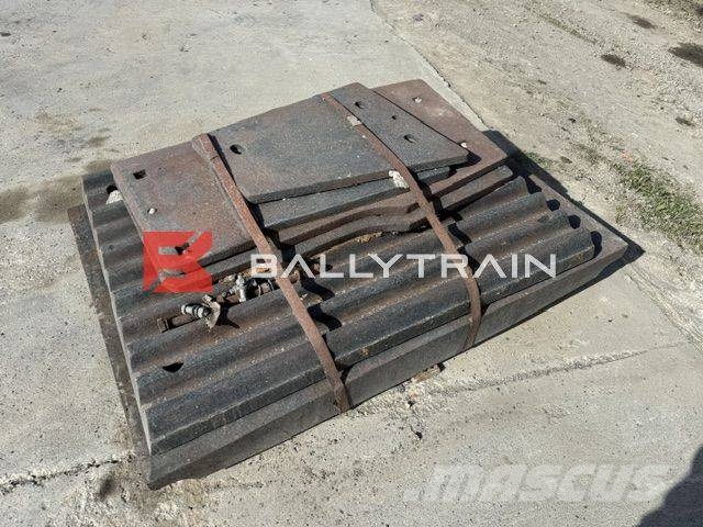 Sandvik QJ340 Jaw Plates & Cheek Plates (Tall/Super Tooth) Ανταλλακτικά εξοπλισμού αποβλήτων/ανακύκλωσης και λατομείων