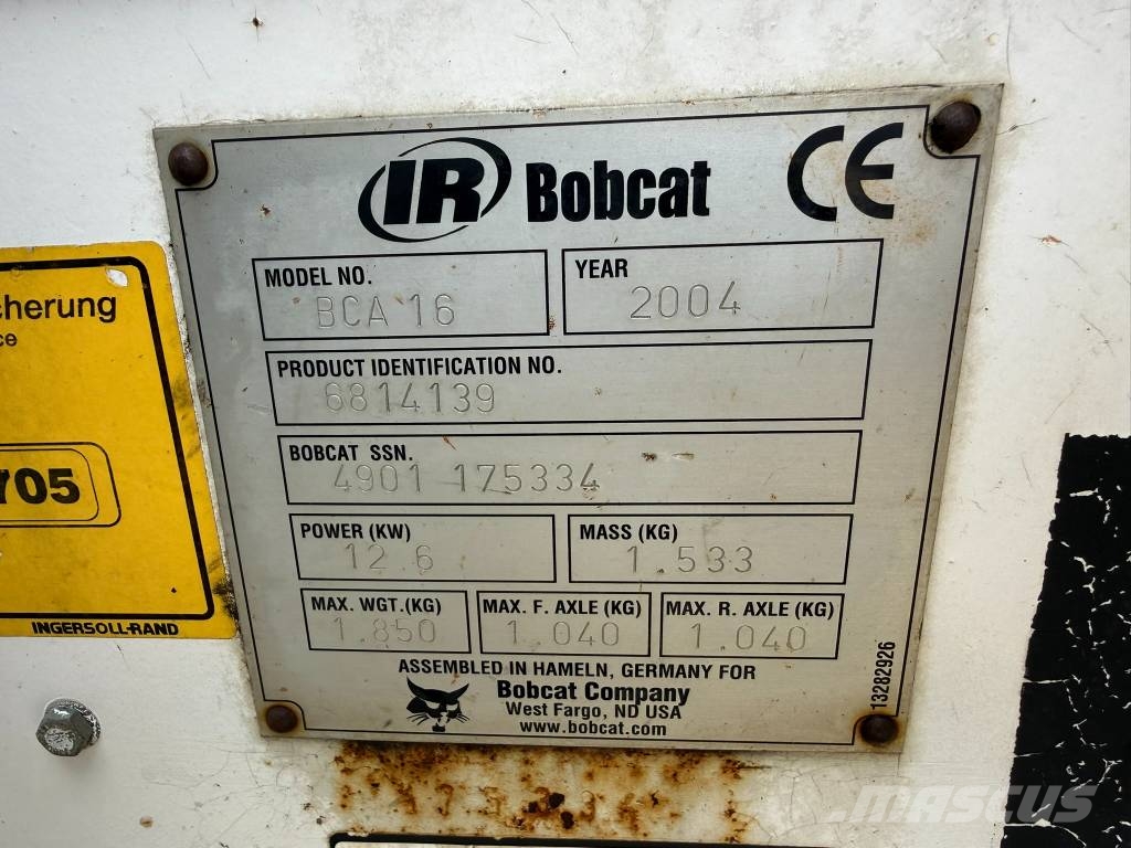 Bobcat BCA 16 Rodillos de doble tambor