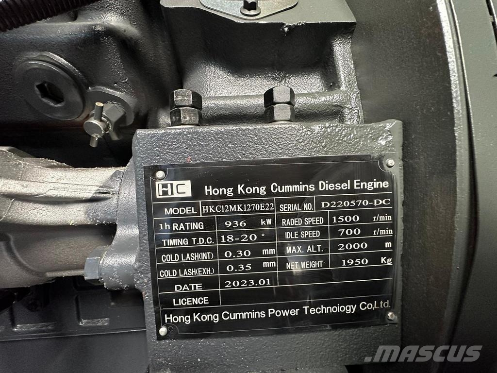 Giga Power RT-W800GF 1000 kVA silent generator Autres générateurs