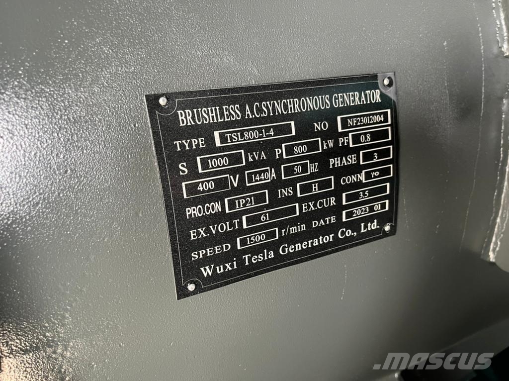 Giga Power RT-W800GF 1000 kVA silent generator Kiti generatoriai