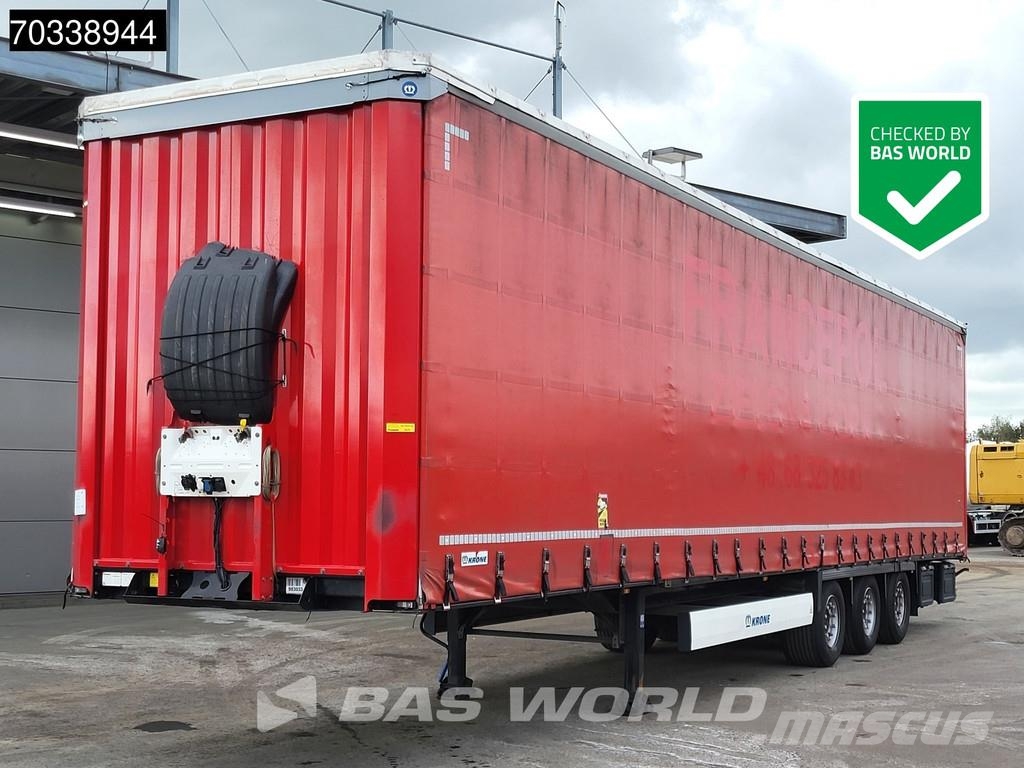 Krone SD Mega Lift Axle MOT 08/27 Tents puspiekabes