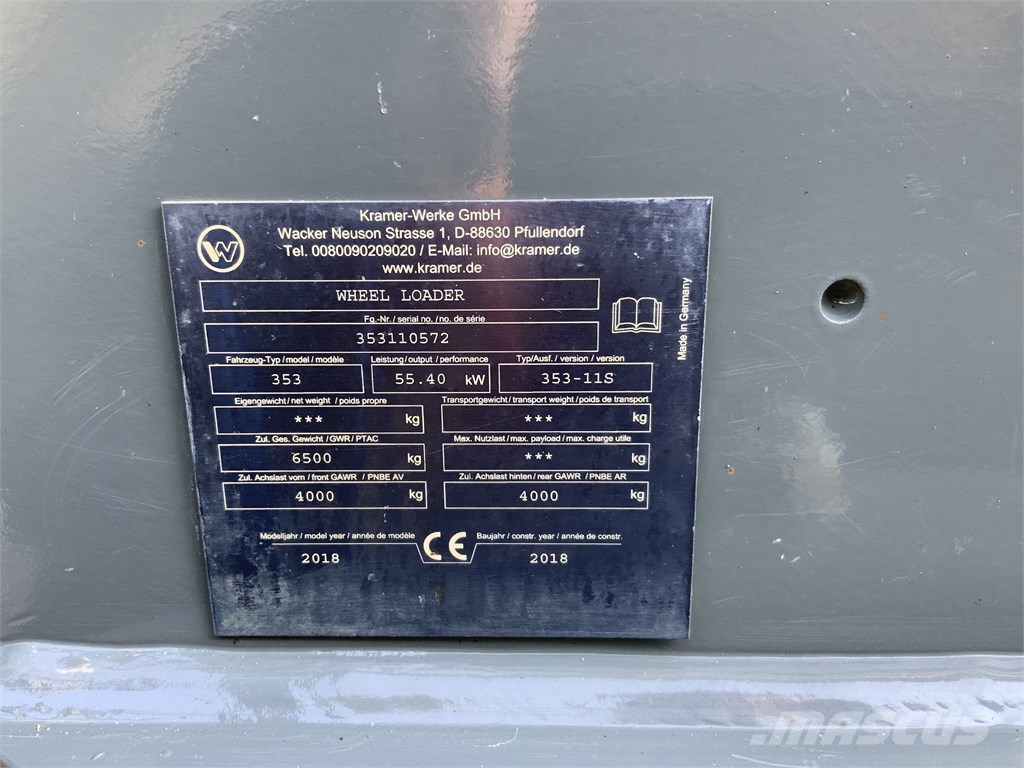 Kramer 5085 Wielladers