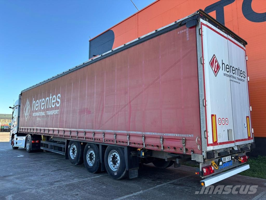 Schmitz Cargobull SCB S3T SLIDING ROOF / 1&3 AXLE LIFT Брезентови полуремаркета