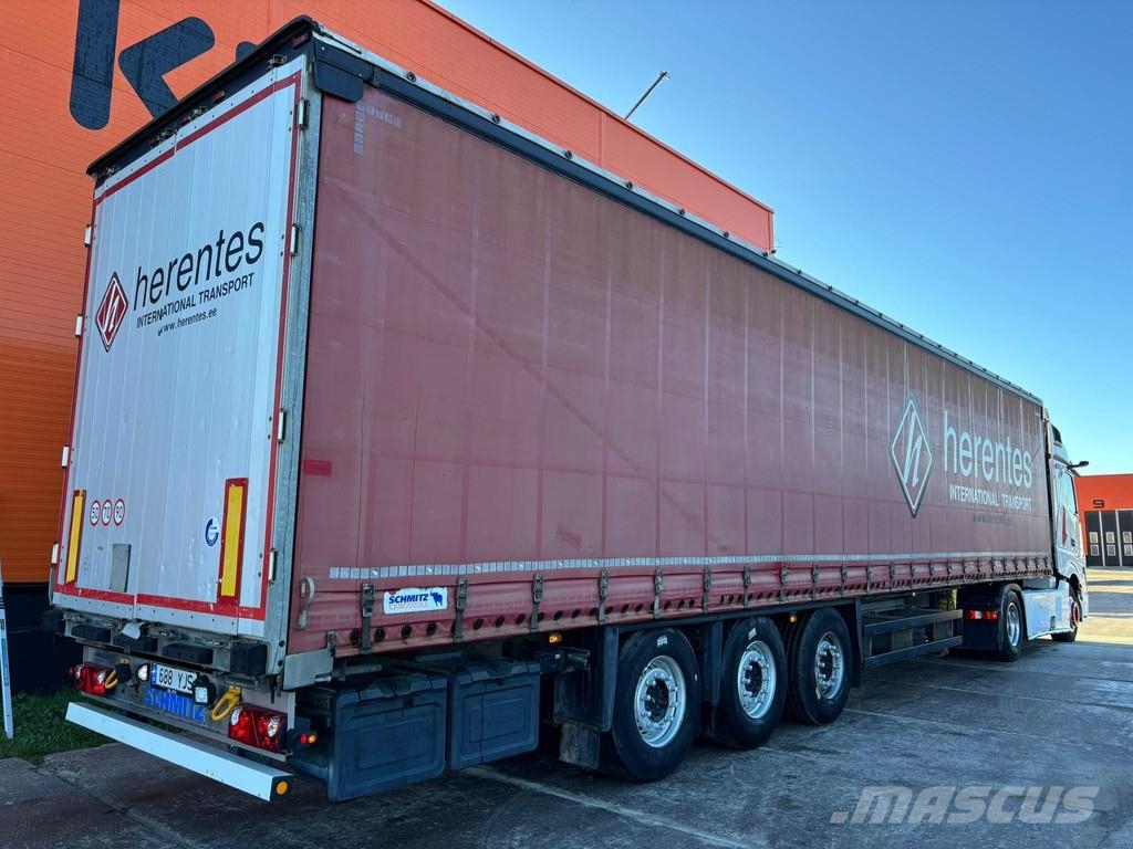 Schmitz Cargobull SCB S3T SLIDING ROOF / 1&3 AXLE LIFT Брезентови полуремаркета