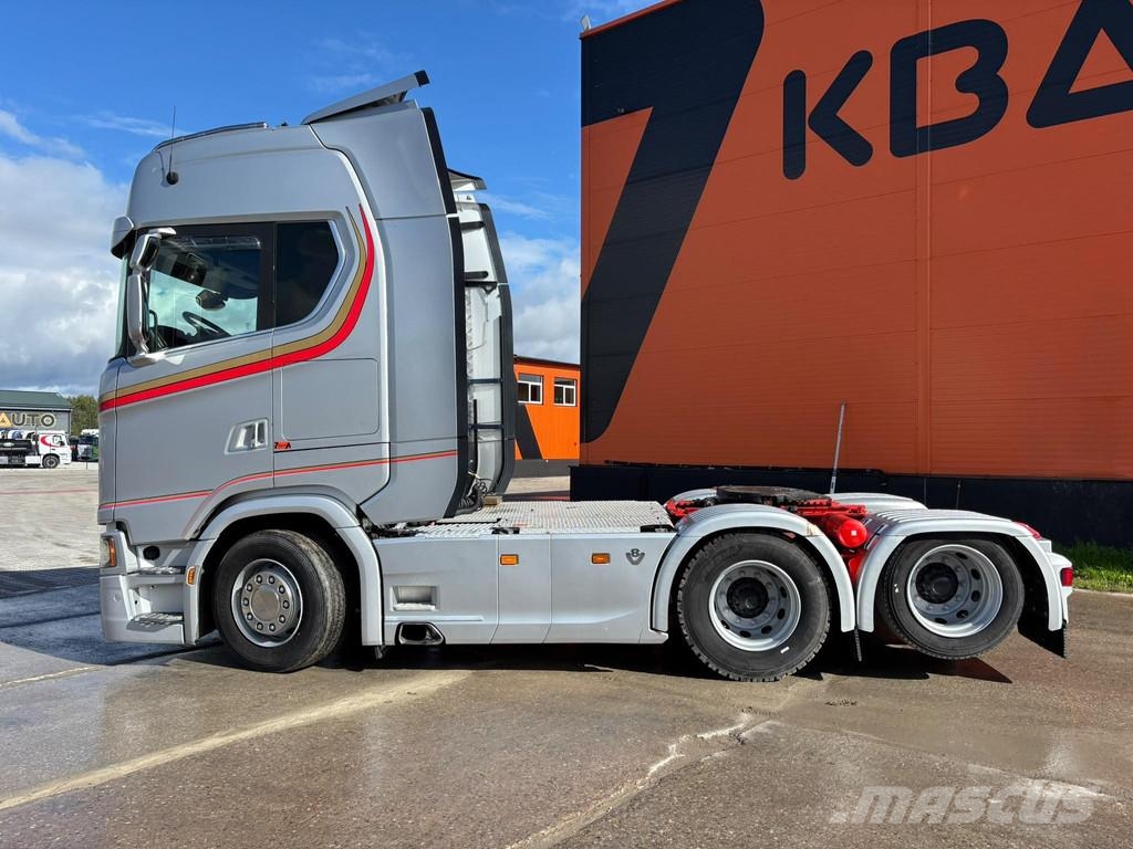 Scania S 580 6x2 RETARDER / DOUBLE BOGIE Sadulveokid