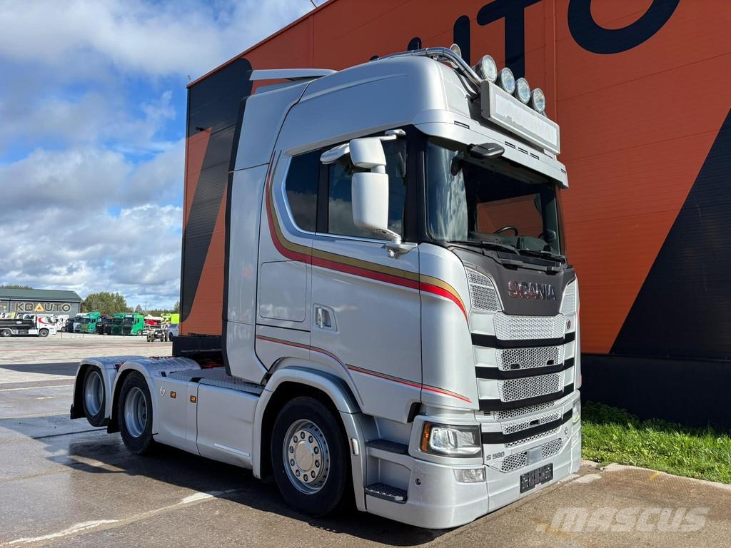 Scania S 580 6x2 RETARDER / DOUBLE BOGIE Sadulveokid