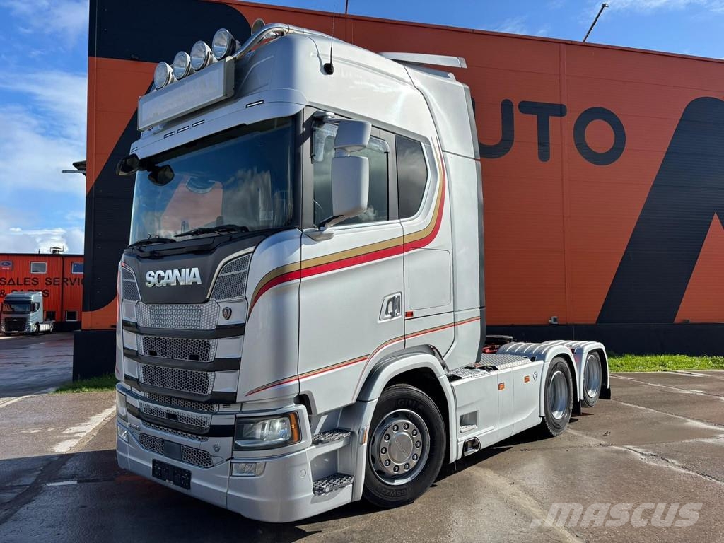 Scania S 580 6x2 RETARDER / DOUBLE BOGIE Sadulveokid