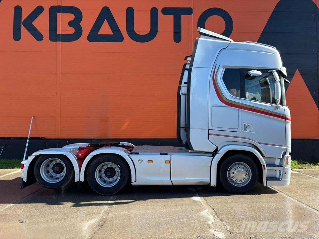Scania S 580 6x2 RETARDER / DOUBLE BOGIE Sadulveokid