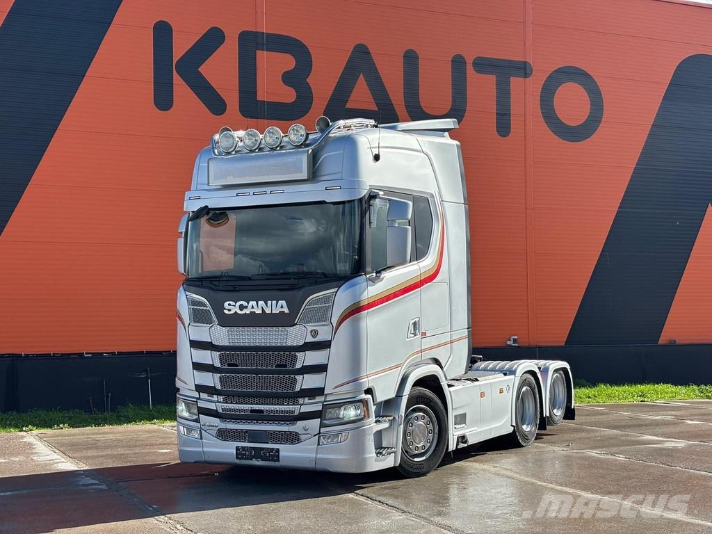 Scania S 580 6x2 RETARDER / DOUBLE BOGIE Sadulveokid
