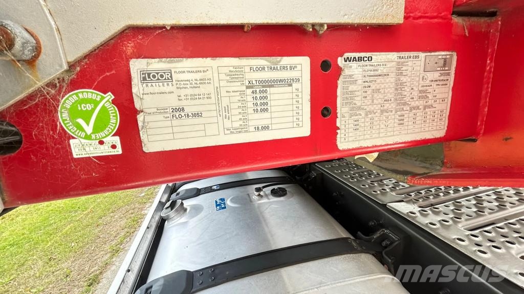 Floor FLO-18-30S2 Steen oplegger | Floor | APK | 16 ton Vlakke laadvloeren