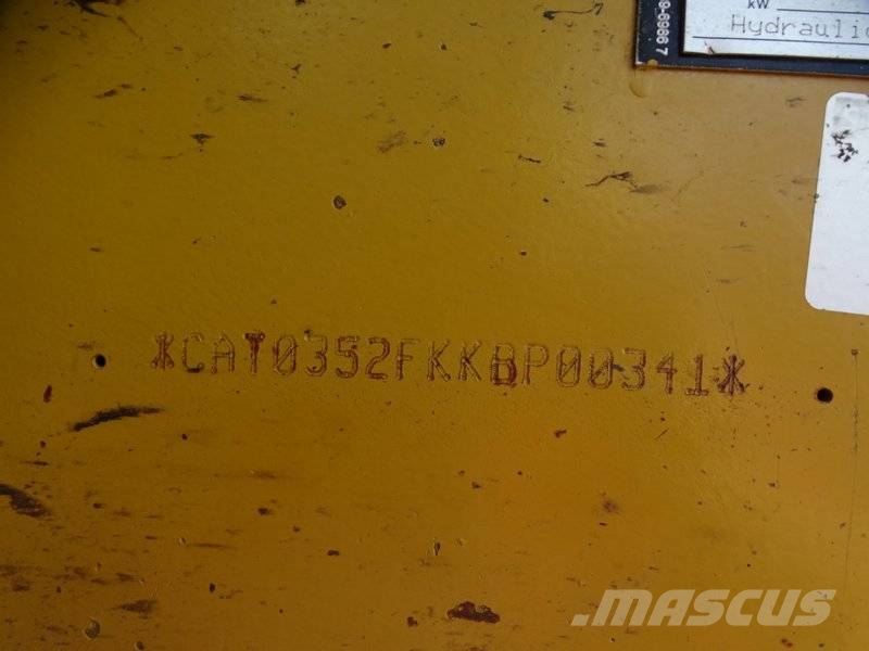 CAT 352 F Telakaivukoneet
