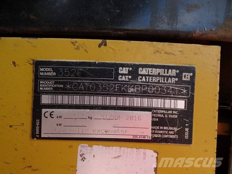 CAT 352 F Telakaivukoneet