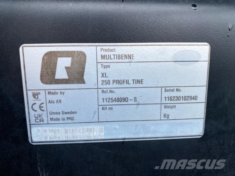 Ålö Multibenne XL 250 Volvo/ Greifschaufel Agricultura - Otros
