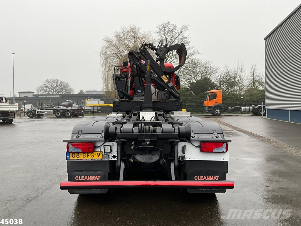 MAN TGS 35.400 8x6 Euro 6 HMF 16 Tonmeter Z-kraan Camion cu carlig de ridicare