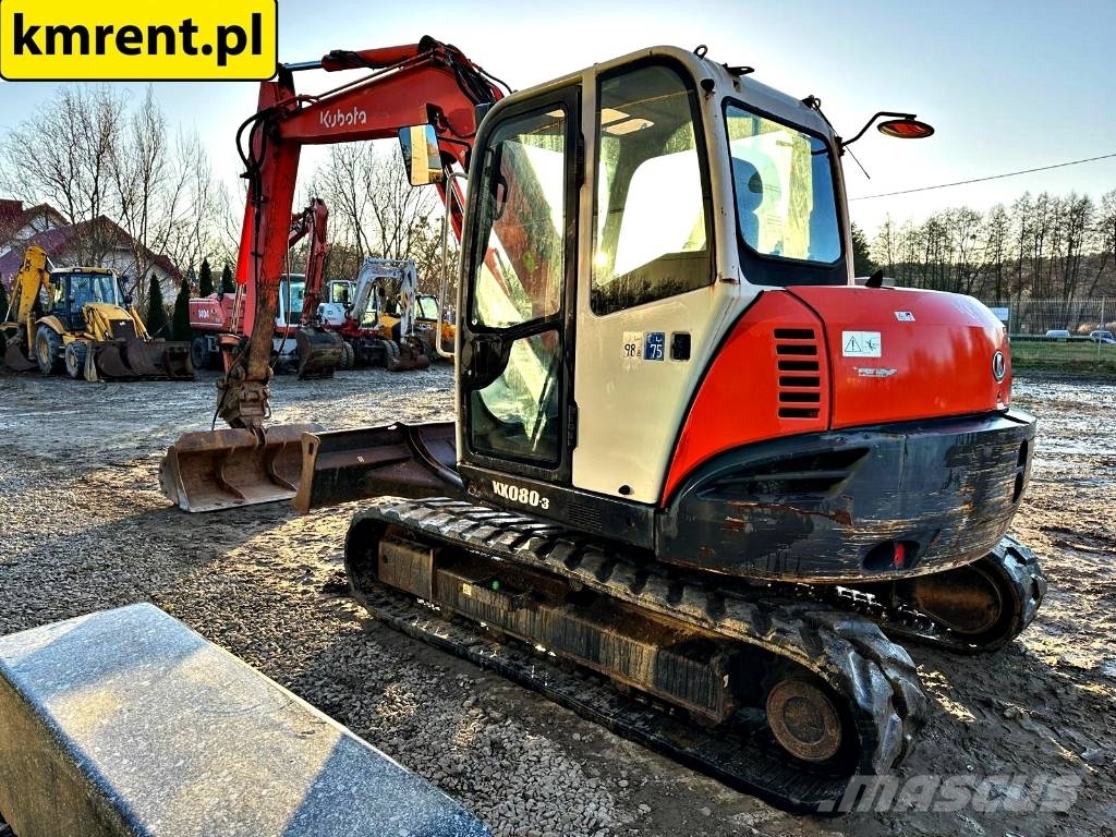 Kubota KX 080-3 中型挖掘机