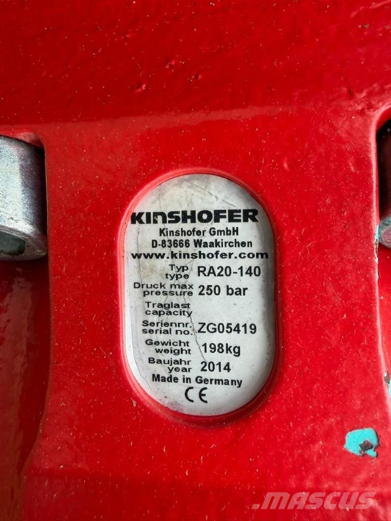 Kinshofer RA20-140 CW40 - POWERTILT / DRAAIKANTELSTUK / SCHW Ротори