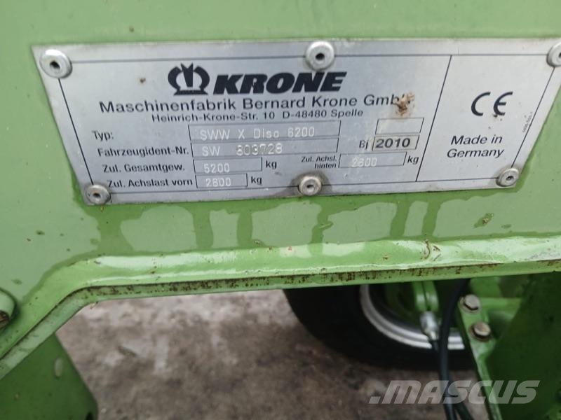 Krone X Disc 6200 Sonstige Landmaschinen