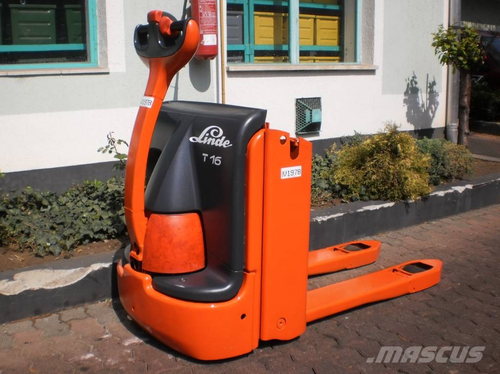 Linde T16 /360/ (SHORT) V-1978 OB Apiladores eléctricos autopropulsados