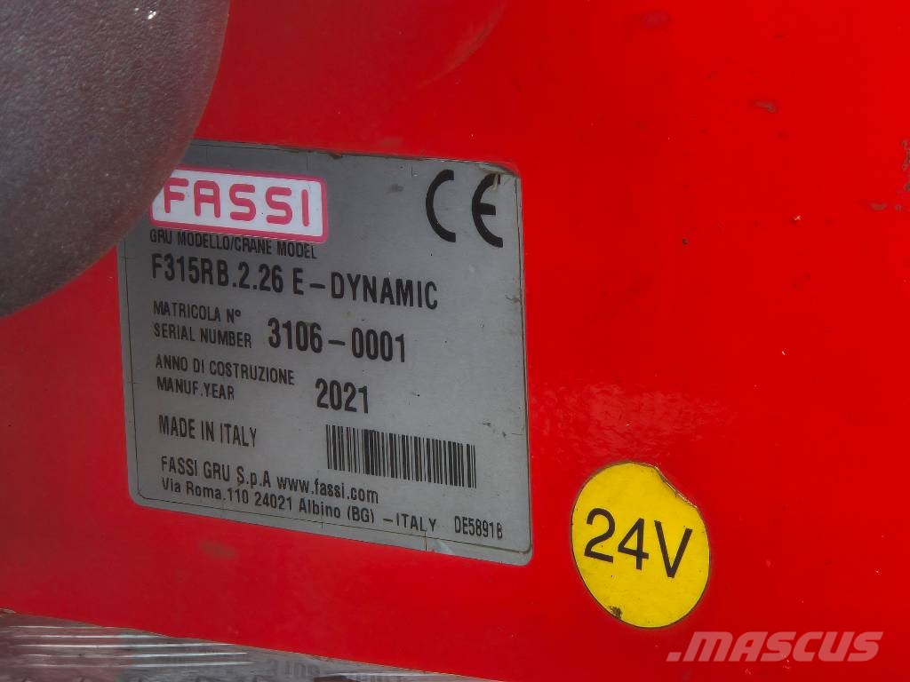 Fassi 315RB.2.26 E - DYNAMIC YEAR 2021 Autotõstukid
