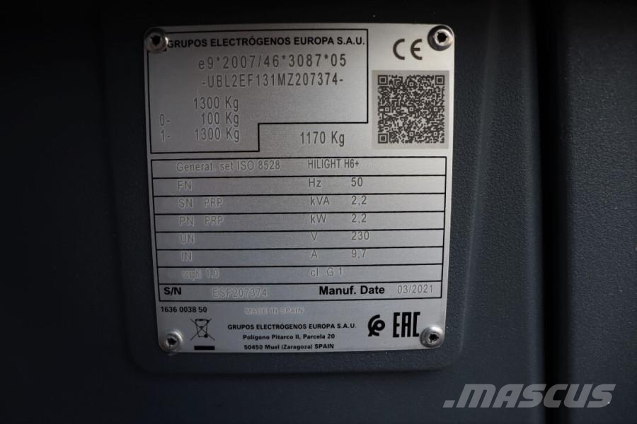 Atlas Copco Hilight H6+ Valid inspection, Max Boom Height 8m, أبراج خفيفة