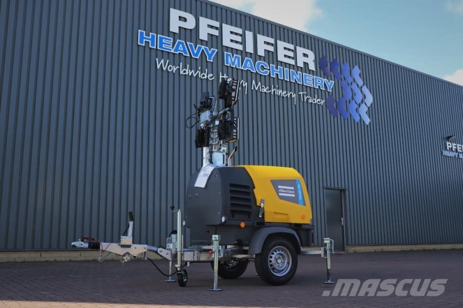 Atlas Copco Hilight H6+ Valid inspection, Max Boom Height 8m, أبراج خفيفة