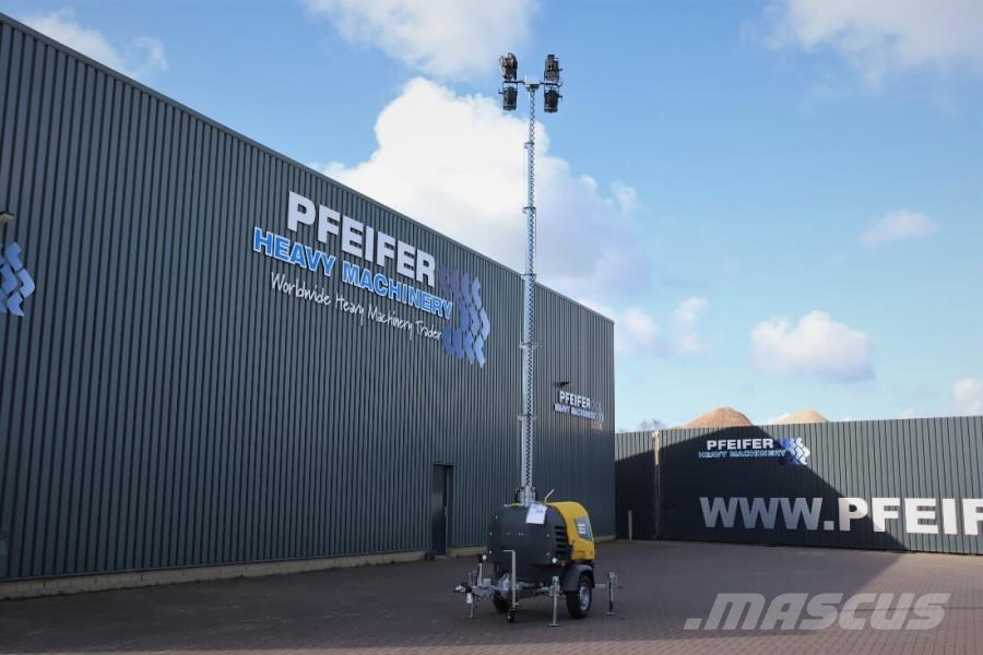 Atlas Copco Hilight H6+ Valid inspection, Max Boom Height 8m, أبراج خفيفة