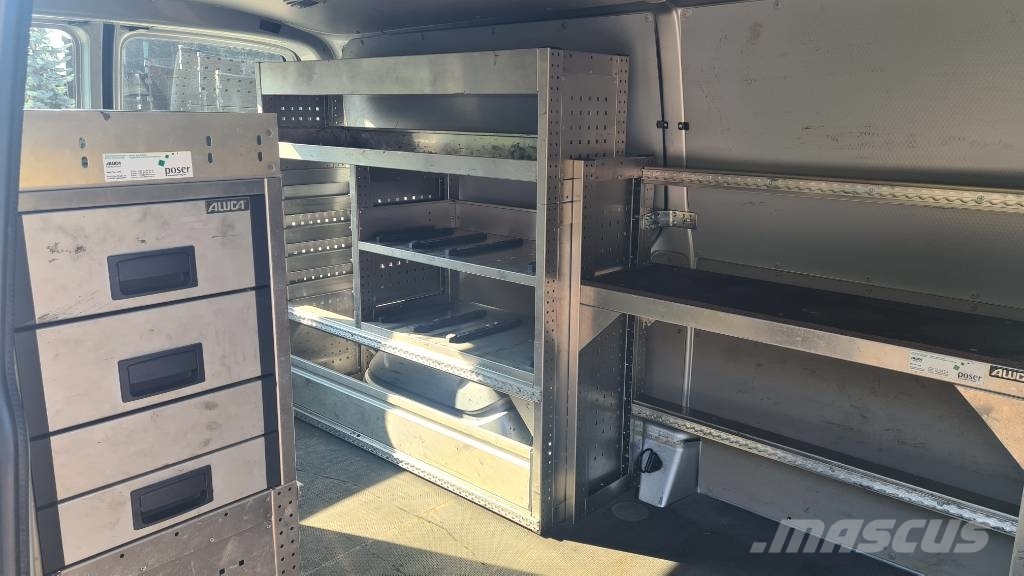 Volkswagen T5 2.0 TDI, Kasten, Werkstattschränke, Klima, AHK Kapali kasa kamyonetler