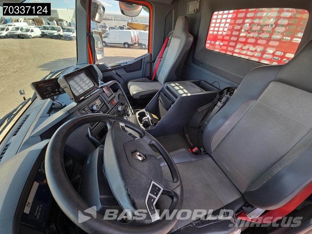 Renault K 430 K 8X4 Grua Palfinger PK 22002 EH Mando Suspe Pritschenwagen/Pritschenwagen mit Seitenklappe