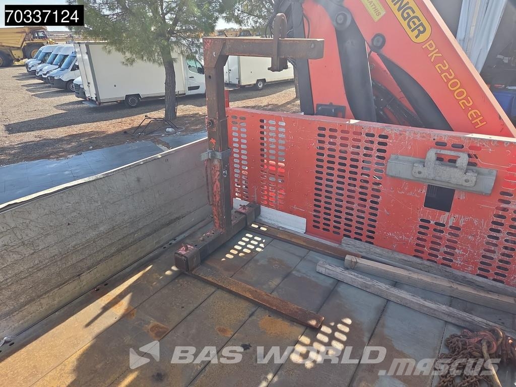 Renault K 430 K 8X4 Grua Palfinger PK 22002 EH Mando Suspe Pritschenwagen/Pritschenwagen mit Seitenklappe
