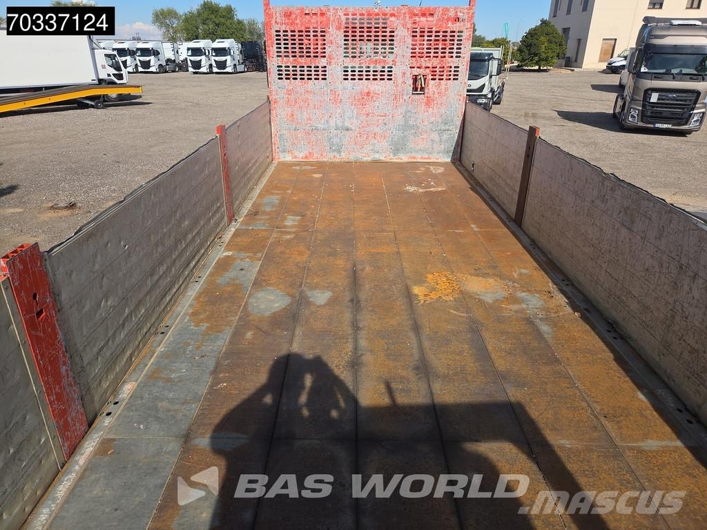 Renault K 430 K 8X4 Grua Palfinger PK 22002 EH Mando Suspe Pritschenwagen/Pritschenwagen mit Seitenklappe