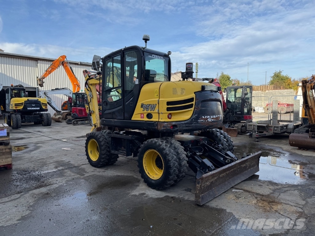 Yanmar B95W (40810) *B01  휠 굴삭기