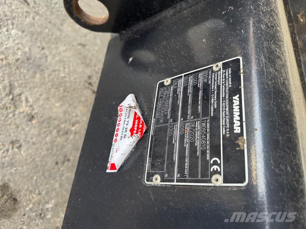 Yanmar B95W (40810) *B01  휠 굴삭기
