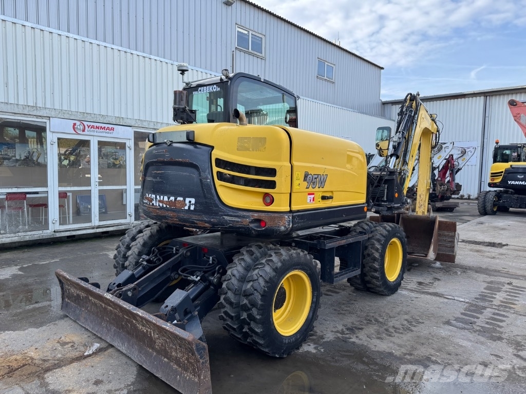 Yanmar B95W (40810) *B01  휠 굴삭기