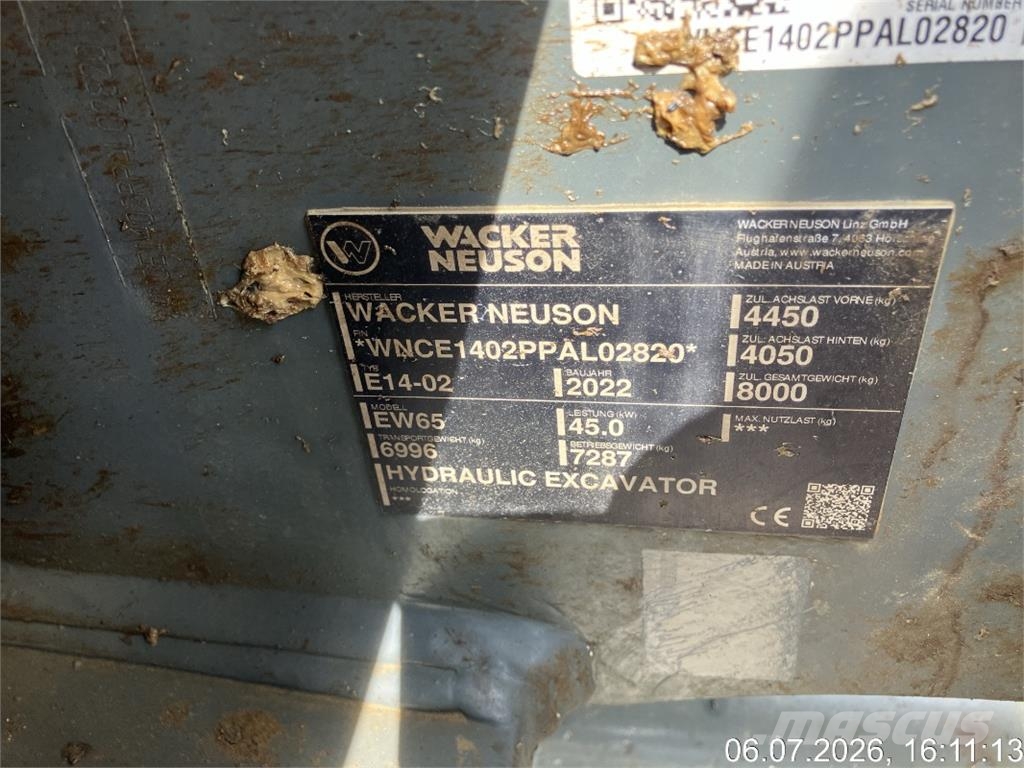 Wacker Neuson EW65 Ostale poljoprivredne mašine