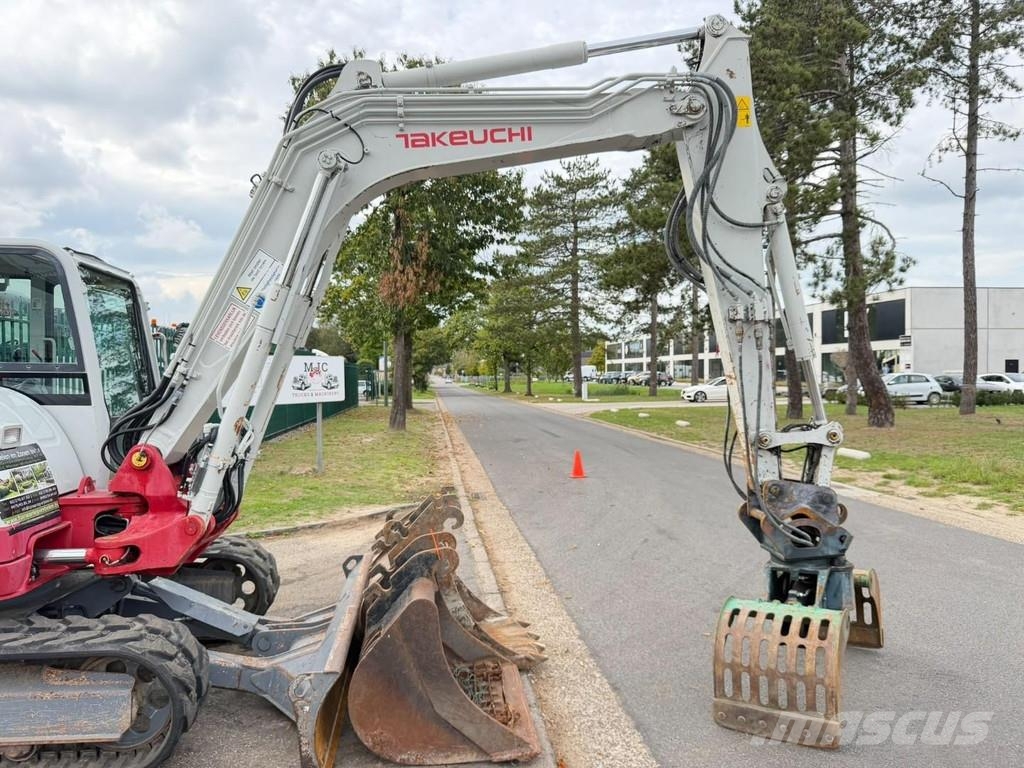 Takeuchi TB290 + SORTEERGRIJPER / SORTING GRAB + 3 BUCKETS Minibagger < 7t