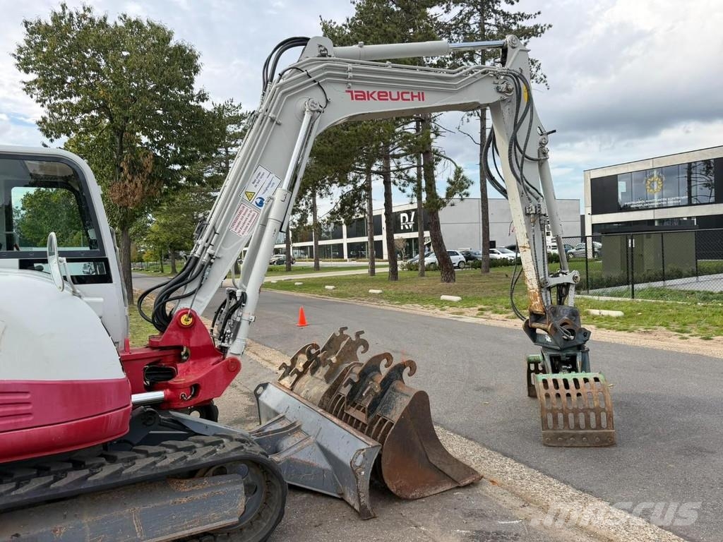 Takeuchi TB290 + SORTEERGRIJPER / SORTING GRAB + 3 BUCKETS Minibagger < 7t