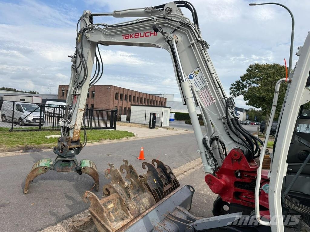 Takeuchi TB290 + SORTEERGRIJPER / SORTING GRAB + 3 BUCKETS Minibagger < 7t