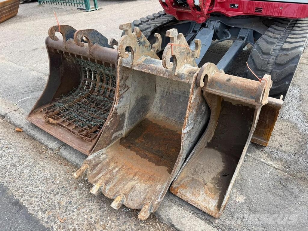Takeuchi TB290 + SORTEERGRIJPER / SORTING GRAB + 3 BUCKETS Minibagger < 7t