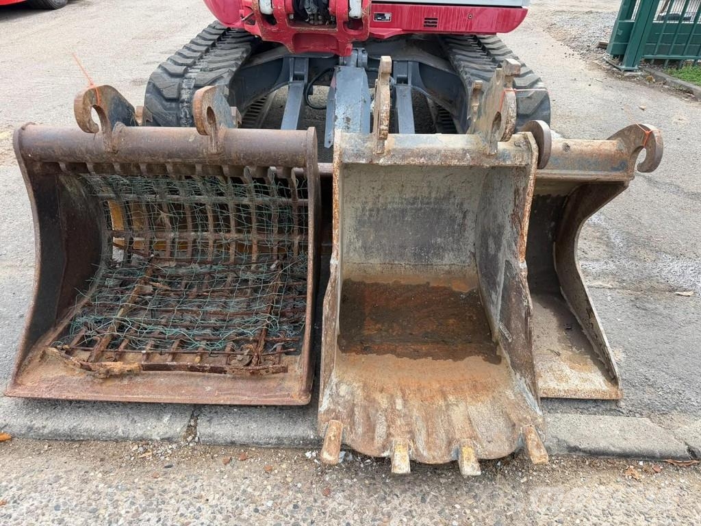 Takeuchi TB290 + SORTEERGRIJPER / SORTING GRAB + 3 BUCKETS Minibagger < 7t