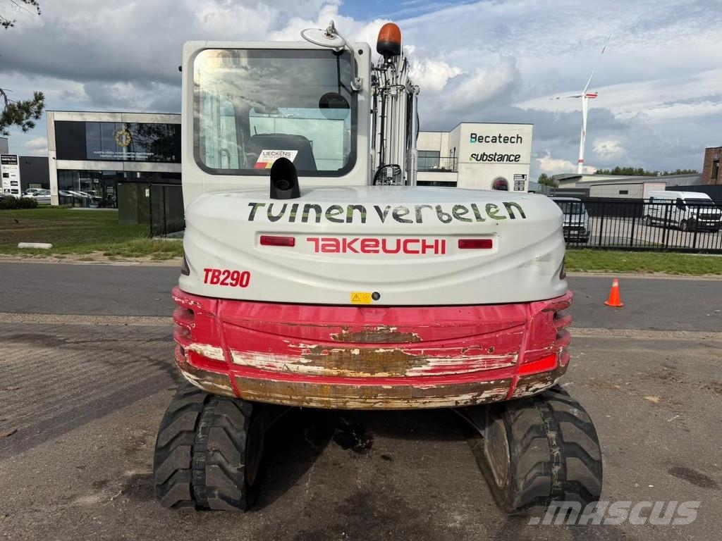 Takeuchi TB290 + SORTEERGRIJPER / SORTING GRAB + 3 BUCKETS Minibagger < 7t