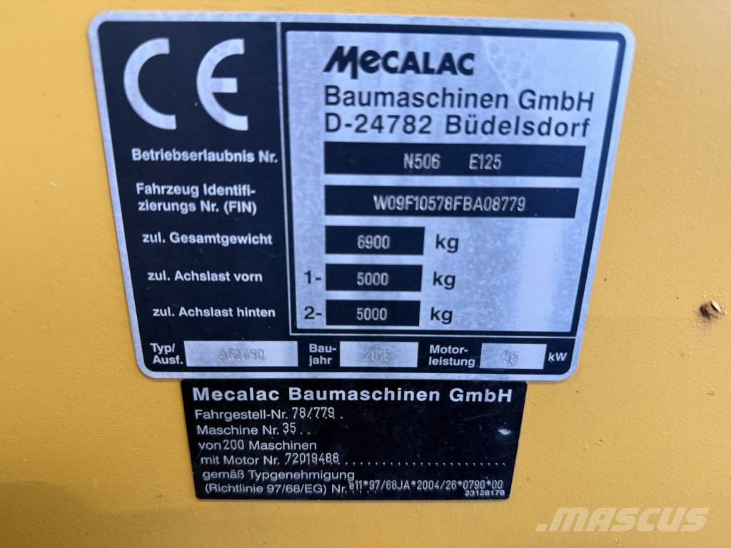 Mecalac AF 1050 40 km/h Radlader