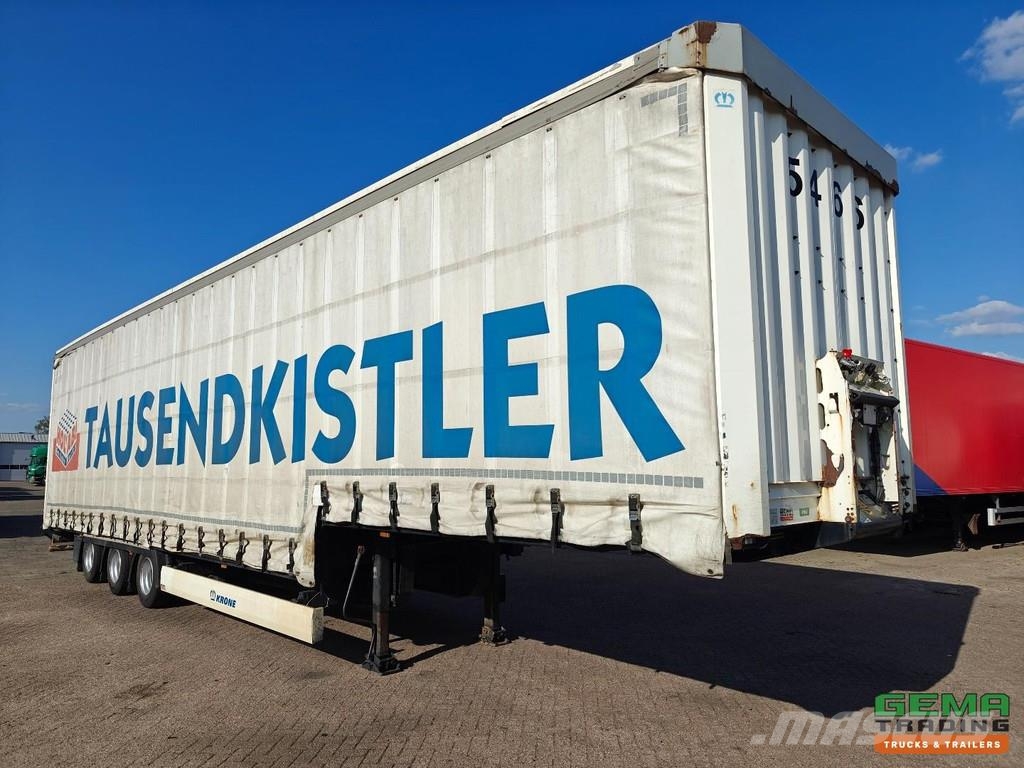 Krone SD 13.6m Sliding Curtains - Pop-Up Roof - 3 Axle B Zemie treileri