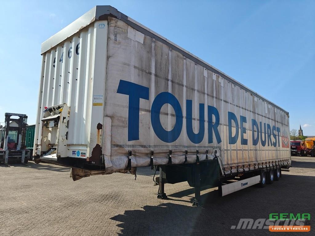 Krone SD 13.6m Sliding Curtains - Pop-Up Roof - 3 Axle B Zemie treileri