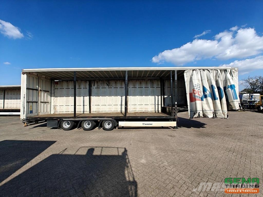 Krone SD 13.6m Sliding Curtains - Pop-Up Roof - 3 Axle B Zemie treileri