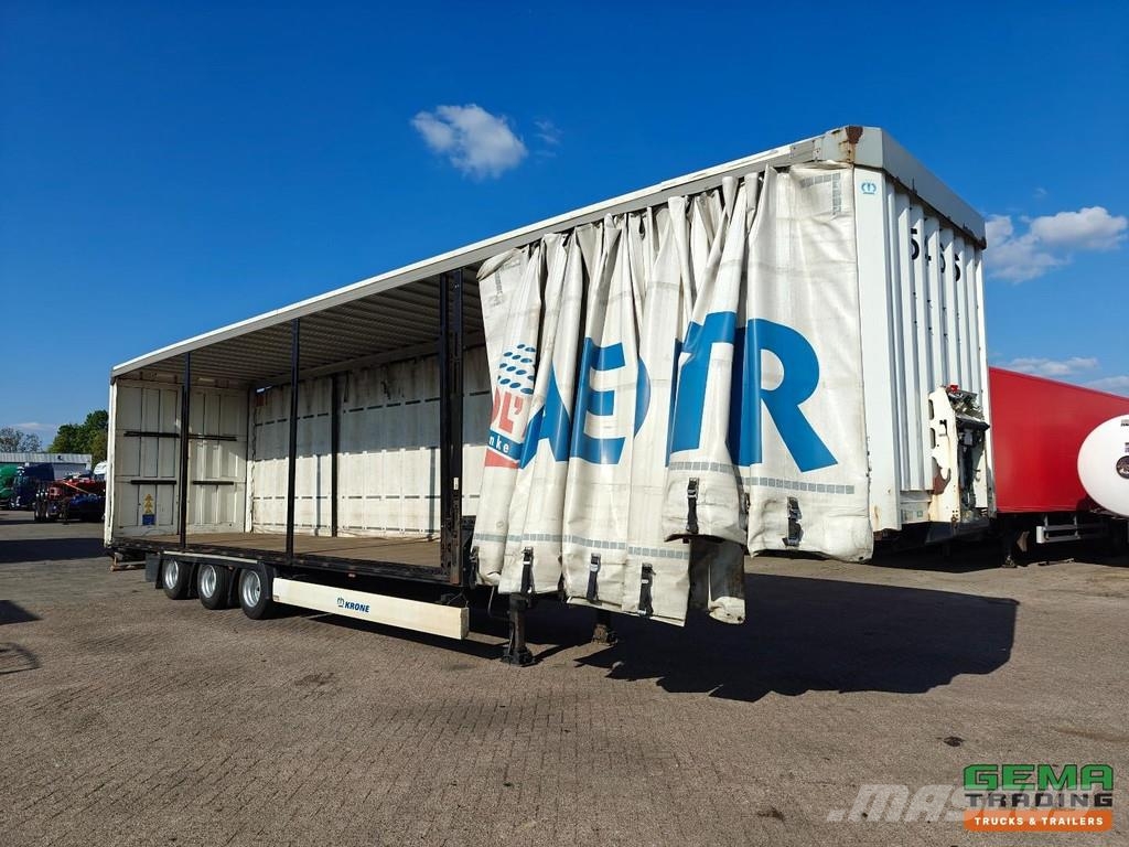 Krone SD 13.6m Sliding Curtains - Pop-Up Roof - 3 Axle B Zemie treileri