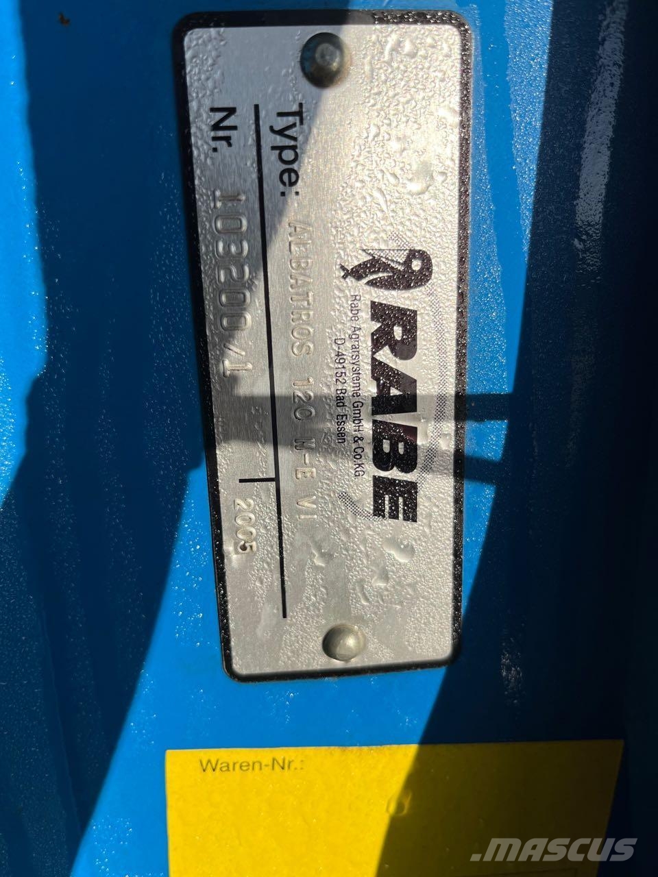 Rabe Albatros 120 M-E 5 Charrue réversible
