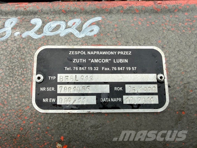 Deutz BF6L913 USED ENGINE Varikliai