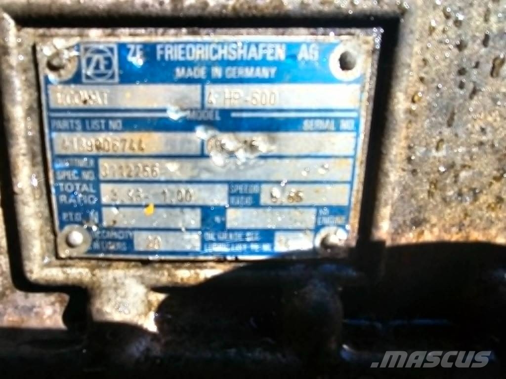 ZF 4HP-500 Cajas de cambios